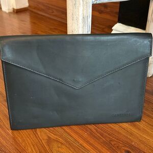 Lanvin Paris brown leather laptop Bag  briefcase